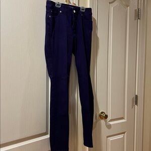 Purple Straight Leg Jeans